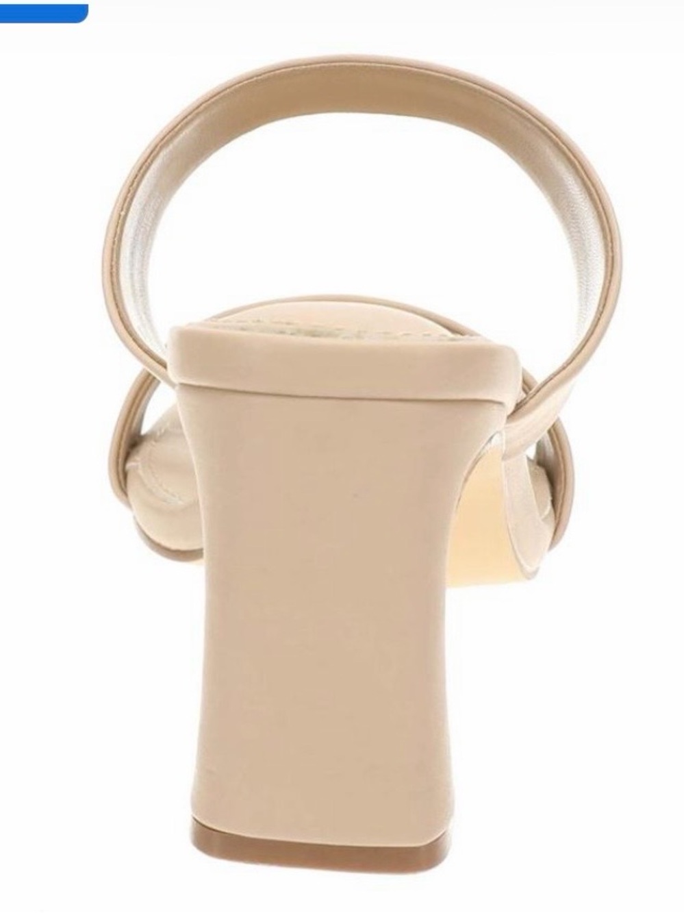 Dolce Vita Nude Strappy Block Heel Sandals - Picture 4 of 7